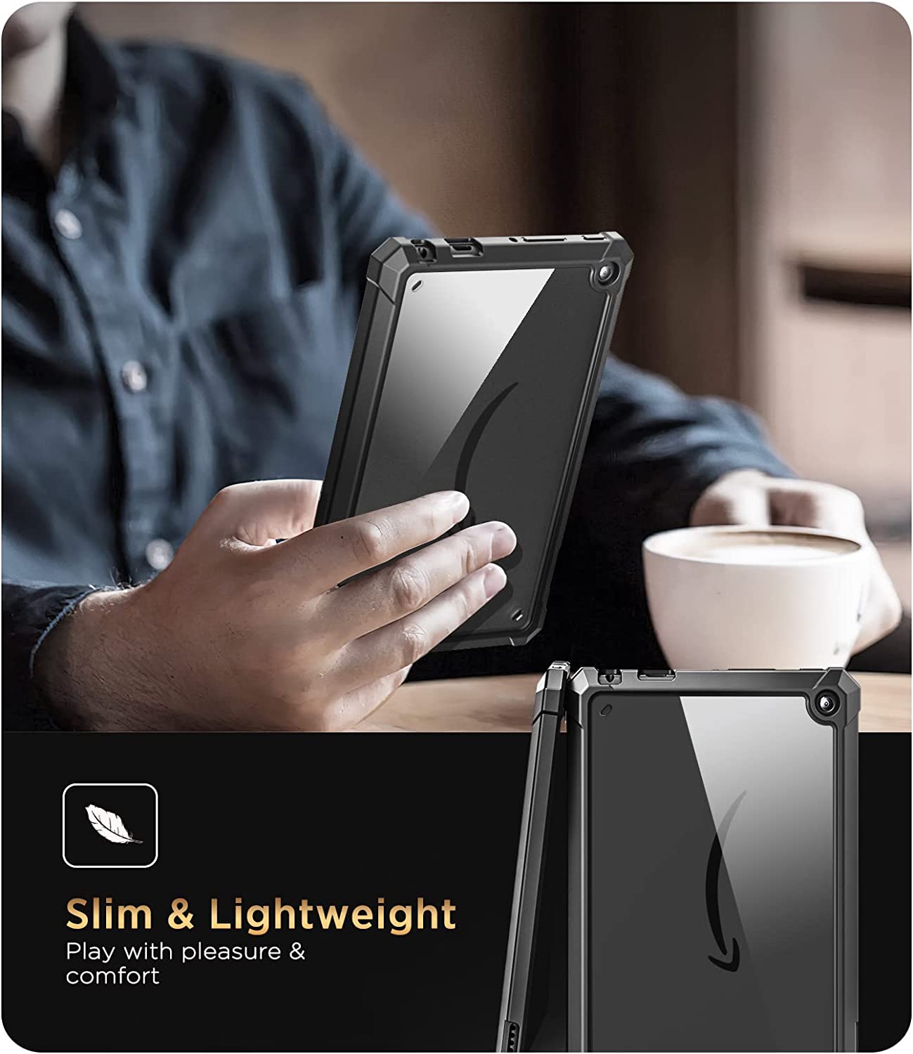 Custodia per il nuovo tablet Kindle Fire 7 (2022 release-12a generazione) Morbida copertura posteriore in TPU Multi-Angle Smart Shell, Auto Wake/Sleep Custodia per il nuovo tablet Kindle Fire 7 (2022 release-12a generazione) Morbida copertura posteriore in TPU Multi-Angle Smart Shell, Auto Wake/Sleep