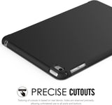MoKo Case Fit iPad Mini 4 - Slim Lightweight Smart Shell Stand Cover Case with Auto Wake/Sleep Fit iPad Mini 4 (2015 Edition) 7.9 inch iOS Tablet, Black