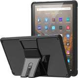 MoKo Case Fits All-New Kindle Fire HD 10 & 10 Plus Tablet (11th Generation, 2021 Release) 10.1", Ultra Soft Flexible Transparent TPU Acrylic Skin Bumper Edge Protection Back Cover Shell, Amethyst