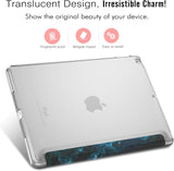 MoKo Case Fit iPad Air - Slim Lightweight Smart-Shell Stand Cover with Translucent Frosted Back Protector Fit iPad Air 9.7" Tablet, Swirl (with Auto Wake/Sleep, Not fit iPad Air 2)