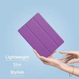 MoKo Case Fit Lenovo Tab P10 (TB-X705F), Ultra Thin Lightweight Trifold Slim Smart Shell Stand Cover Case with Auto Wake & Sleep for Lenovo Tab P10 (TB-X705F) 10.1 Inch 2019 Release Tablet - Purple