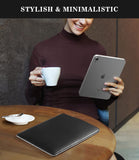 MoKo 9-11 Inch Tablet Sleeve, PU Leather Briefcase Slim Stylish Case Fits iPad air 5 10.9 inch 2022, iPad Pro 11 2021-2018, iPad 9/8/7th Gen 10.2, iPad Air 4 10.9/Air 3 10.5, iPad 9.7, Black