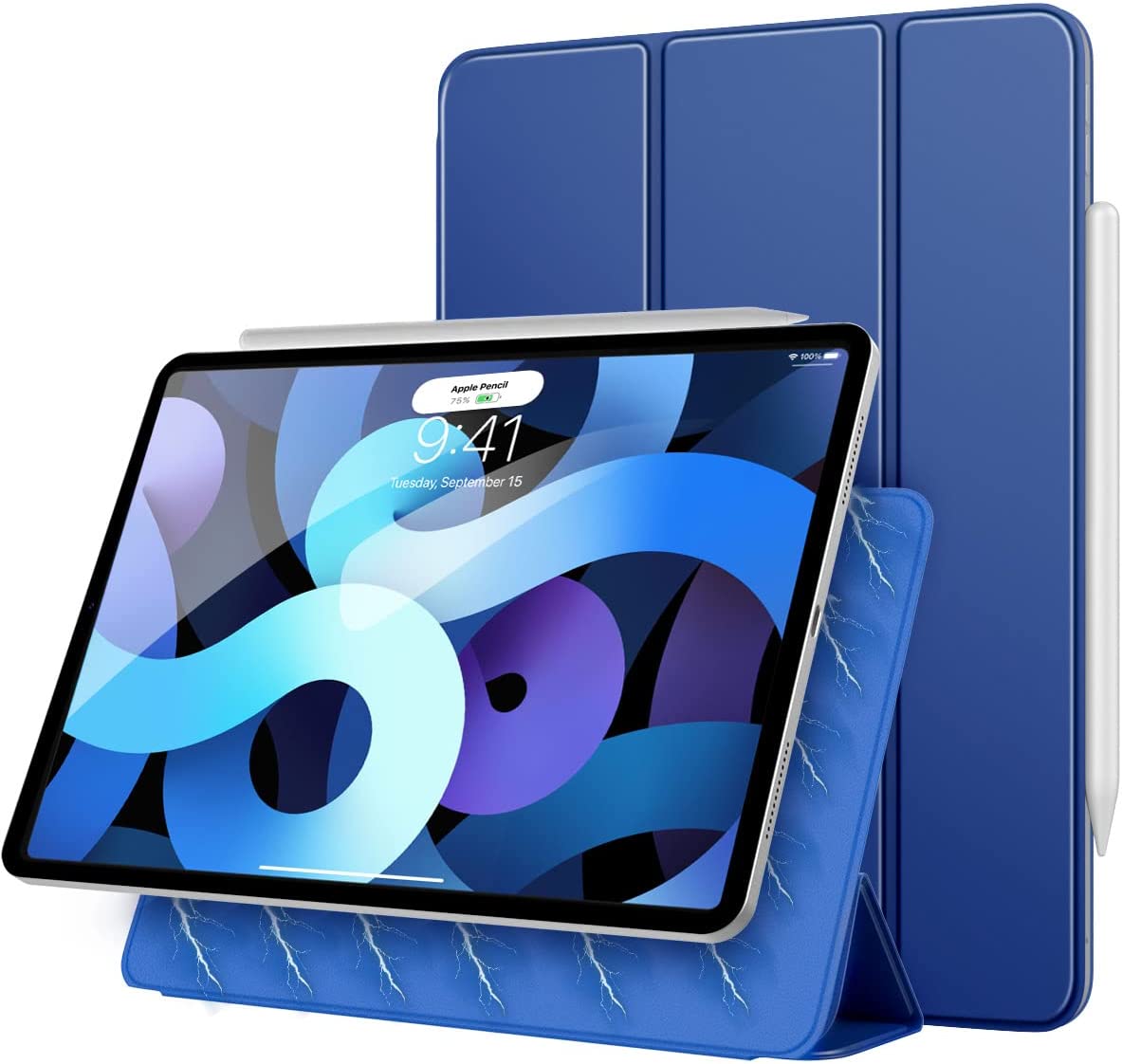 iPad Air 3 Case 3-Layer Trifold Stand Auto Wake/Sleep Cover And Screen  Protector