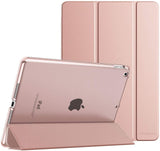 MoKo iPad 10.2 Case for iPad 9th Generation 2021/ iPad 8th Generation 2020/ iPad 7th Generation 2019, Slim Stand Hard Back Shell Smart Cover Case for iPad 10.2 inch, Auto Wake/Sleep, Champagne Gold