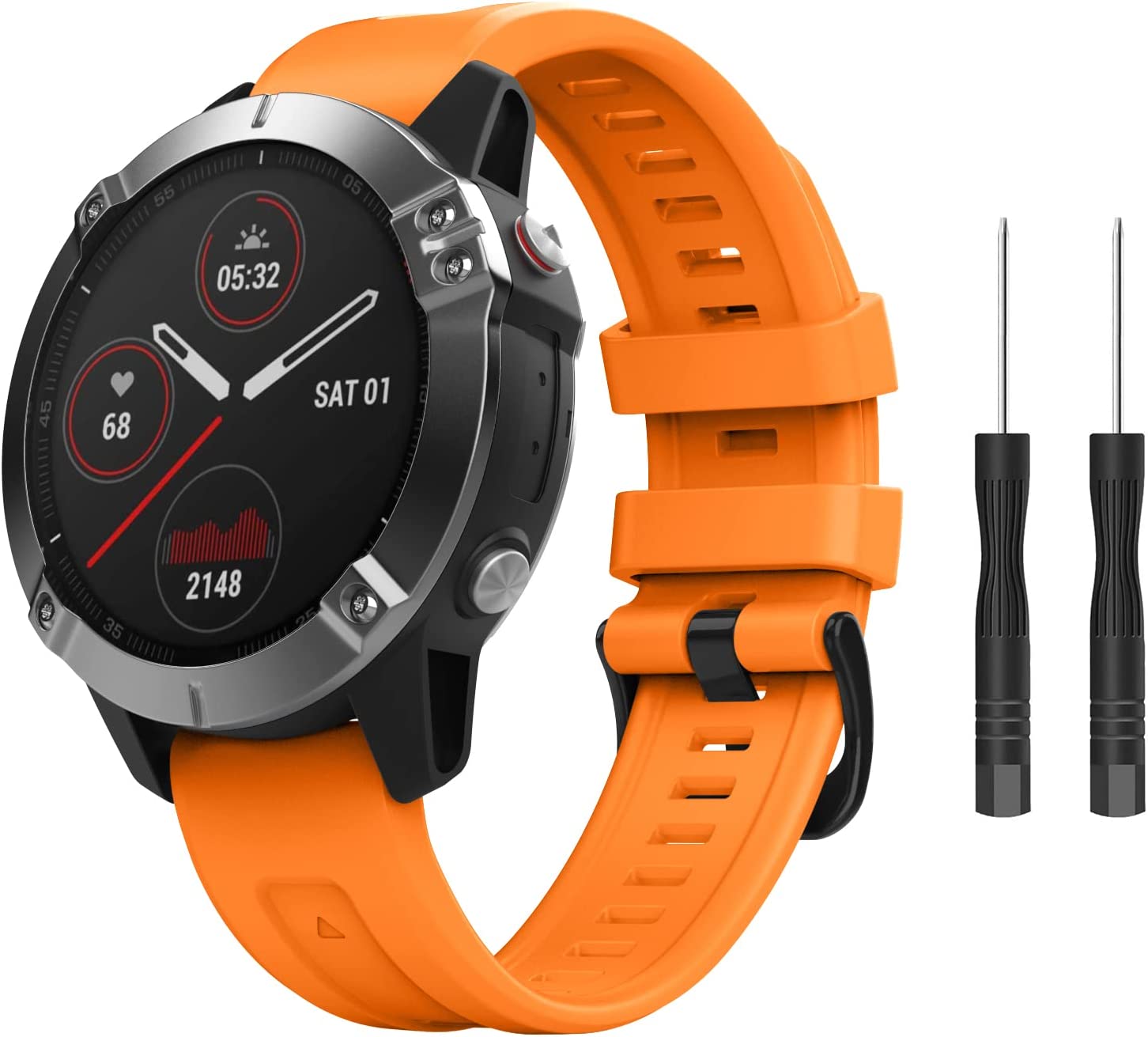 MoKo Watch Band Compatible with Garmin Fenix Sapphire Solar