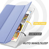 MoKo Case Fit New iPad Mini 5 2019/Mini 4 2015 (5th/4th Generation 7.9 inch), Slim Lightweight Smart Shell Stand Cover with Translucent Frosted Back Protector, with Auto Wake/Sleep, Lavender