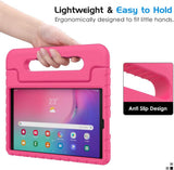 MoKo Case Fit Samsung Galaxy Tab A 10.1 2019, EVA Kids Shock Proof Convertible Handle Light Weight Protective Cover for Galaxy Tab A 10.1 inch SM-T510/SM-T515 2019 Tablet - Magenta