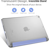 MoKo Case Fit 2018/2017 iPad 9.7 5th / 6th Generation - Slim Lightweight Smart Shell Stand Cover with Translucent Frosted Back Protector Fit iPad 9.7 Inch 2018/2017, Lavender Purple(Auto Wake/Sleep)