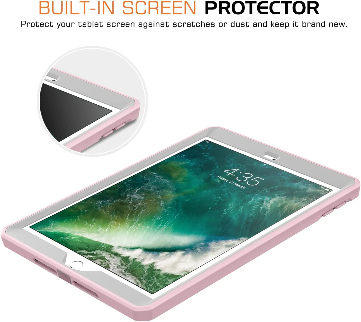 MoKo Case for iPad 9.7 2018/2017, iPad 6th Generation/iPad MoKo Case for iPad 9.7 2018/2017, iPad 6th Generation/iPad