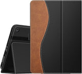 MoKo Case Fits Kindle Fire HD 8 & 8 Plus Tablet (10th Generation, 2020 Release),Slim Folding Stand Cover with Auto Wake/Sleep - Blue