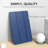 MoKo Case Fit New iPad Mini 5 2019/Mini 4 2015 (5th/4th Generation 7.9 inch), Slim Lightweight Smart Shell Stand Cover with Translucent Frosted Back Protector, with Auto Wake/Sleep,Navy Blue