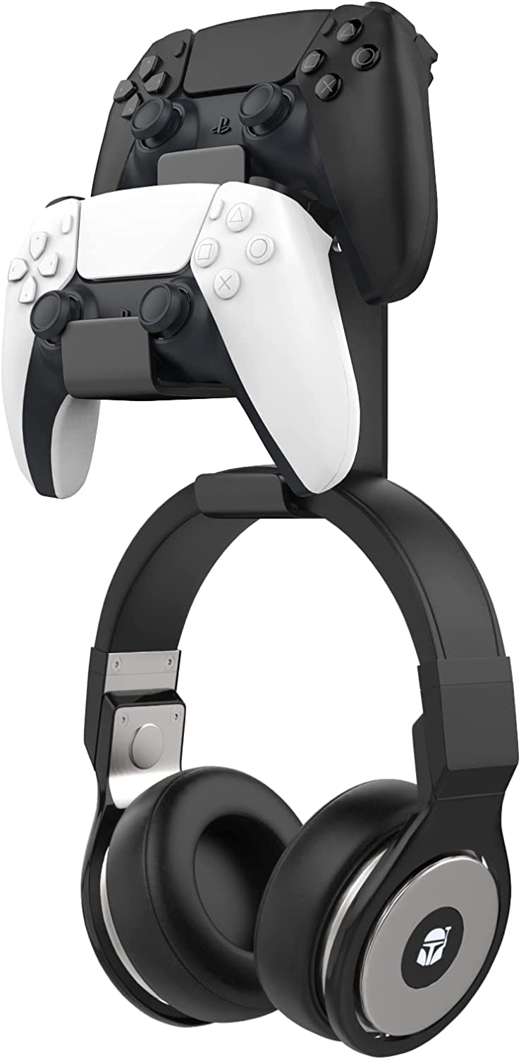 MoKo Controller Holder Dual Gamepad Controller Headphone Hanger