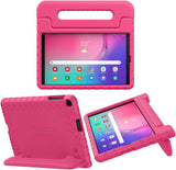 MoKo Case Fit Samsung Galaxy Tab A 10.1 2019, EVA Kids Shock Proof Convertible Handle Light Weight Protective Cover for Galaxy Tab A 10.1 inch SM-T510/SM-T515 2019 Tablet - Magenta