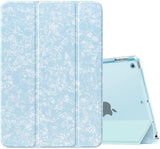 MoKo iPad 10.2 Case for iPad 9th Generation 2021/ iPad 8th Generation 2020/ iPad 7th Generation 2019, Slim Stand Hard Back Shell Smart Cover Case for iPad 10.2 inch, Auto Wake/Sleep, Silver