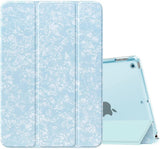 MoKo iPad 10.2 Case for iPad 9th Generation 2021/ iPad 8th Generation 2020/ iPad 7th Generation 2019, Slim Stand Hard Back Shell Smart Cover Case for iPad 10.2 inch, Auto Wake/Sleep, Spring Lilac