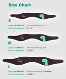 MoKo Swimming Headband for Kids & Adults, Cute Swimmers Headband Ear Band Waterproof Ear Protection Band (S Size for Kids Age 1-2, M Size for Kids Age 3-9, L Size for Kids Age 10+ and Adults)