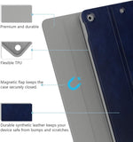 MoKo Keyboard Case for New iPad 9th Generation 2021/iPad 10.2 2020/2019 with Apple Pencil Holder, Wireless Keyboard Cover Case for Apple New iPad 9th Generation 2021/iPad 8th/7th Gen 10.2",Indigo