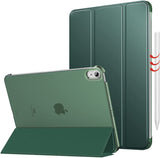 MoKo Case for iPad Air 5th Generation 2022/ iPad Air 4th Generation 2020 10.9 Inch, Trifold Stand Cover with Hard PC Back, Support Touch ID, iPad 2nd Pencil Charging, Auto Wake/Sleep,Flowers Blossom