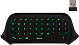 MoKo Xbox One Mini Green Backlight Keyboard 2.4G Receiver Wireless Chatpad Message Game Keyboard Keypad with Headset/Audio Jack for Xbox One/Xbox One S/Xbox One Elite/2/Xbox Series X/S, Black