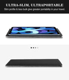MoKo 9-11 Inch Tablet Sleeve, PU Leather Briefcase Slim Stylish Case Fits iPad air 5 10.9 inch 2022, iPad Pro 11 2021-2018, iPad 9/8/7th Gen 10.2, iPad Air 4 10.9/Air 3 10.5, iPad 9.7, Black