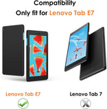 MoKo Case for Lenovo Tab E7, Ultra Compact Protection Slim Lightweight Smart Shell Stand Cover for Lenovo Tab E7 7 Inch 2018 Release Tablet - Indigo