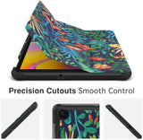 MoKo Case Fit Samsung Galaxy Tab A 10.1 2019 T510 T515 T517,Ultra Lightweight Slim Smart Hard Shell Stand Cover Folio Case for Galaxy Tab A 10.1 inch SM-T510/SM-T515 2019 Tablet - Jungle Night