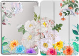 MoKo Case for New iPad 9th/8th/7th Gen Case (2021/2020/2019), Soft TPU Translucent Frosted Back Cover Slim Shell Protective Case with Stand for iPad 10.2 inch,Auto Wake/Sleep, Iridescent Unicorn
