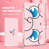 MoKo 24 Game Card Case Compatible with Nintendo Switch OLED 2021/Switch/Switch Lite, Switch Games Holder case for Switch Game Card & SD Card, Slim & Portable Game Card Storage Box, Pink Elf