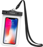 MoKo Waterproof Phone Pouch Holder, Underwater Cellphone Case Dry Bag with Lanyard Compatible with iPhone 12 Mini/12 Pro, iPhone 11/X/Xs/Xr, 8/7/6s Plus, Galaxy S21/S10/S9/S8 Plus