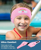 MoKo Swimming Headband for Kids & Adults, Cute Swimmers Headband Ear Band Waterproof Ear Protection Band (S Size for Kids Age 1-2, M Size for Kids Age 3-9, L Size for Kids Age 10+ and Adults)
