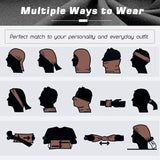 MoKo Neck Gaiter Face Mask Women Men 4 Pack, Bandana Scarf, UV/Dust Protection Reusable Washable Balaclava for Outdoor