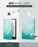 MoKo Case for 6.8" Kindle Paperwhite (11th Generation-2021) and Kindle Paperwhite Signature Edition, Lightweight Shell Cover with Auto Wake/Sleep for Kindle Paperwhite 2021 E-Reader, Blue & Green