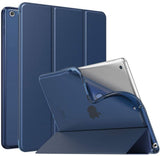 MoKo Case for New iPad 9th/8th/7th Gen Case (2021/2020/2019), Soft TPU Translucent Frosted Back Cover Slim Shell Protective Case with Stand for iPad 10.2 inch,Auto Wake/Sleep, Sky Blue