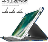 MoKo Case Fit 2018/2017 iPad 9.7 6th/5th Generation - Slim-Fit Multi-Angle Folio Cover Case with Auto Wake/Sleep Compatible with iPad 9.7 Inch 2018/2017, Starry Night