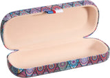 MoKo Eyeglass Case Hard Shell for Men Women, Unisex Portable Travel Sunglasses Cases PU Leather Glasses Storage Box Holder