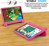 MoKo Case Fit Samsung Galaxy Tab A 10.1 2019, EVA Kids Shock Proof Convertible Handle Light Weight Protective Cover for Galaxy Tab A 10.1 inch SM-T510/SM-T515 2019 Tablet - Magenta
