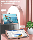 MoKo Case Compatible with Vankyo MatrixPad S20 10" 2020, Slim Light-Weight PU Leather Smart Tablet Shell Cover Foldable Stand Case Fit Vankyo MatrixPad S20 10-Inch Tablet ONLY - Rose Gold