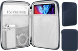 MoKo 9-11 Inch Tablet Sleeve Case, Fits iPad air 5 10.9" 2022, iPad Pro 11 2021-2018, iPad 10.2 2021-2019, iPad Air 4 10.9, Tab S8/A7, Protective Bag Carrying Case with Pocket, Mint Green