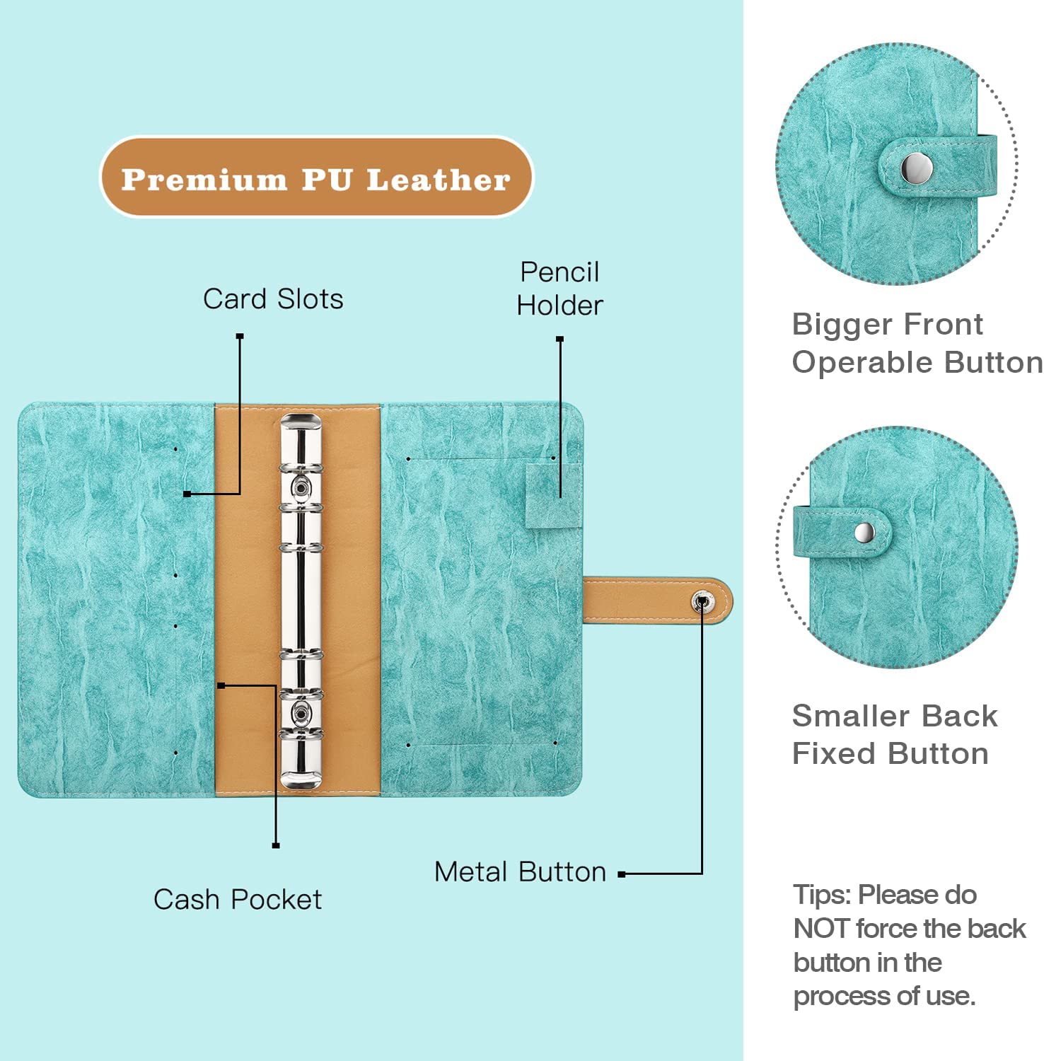 Envelope for Budget Planner A5 Envelope Pocket With Budget Zip to