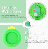MoKo Hot Cold Ice Packs Therapies for Injuries [4 Pack], Reusable Ice Pack & Warm Compress for Kids, Fun Cartoon Animal Gel Wrap for Children Boo-Boos, Fever, Pain Relief - Whale & Dinosaur