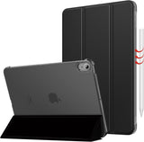 MoKo Case for iPad Air 5th Generation 2022/ iPad Air 4th Generation 2020 10.9 Inch, Trifold Stand Cover with Hard PC Back, Support Touch ID, iPad 2nd Pencil Charging, Auto Wake/Sleep,Sky Blue