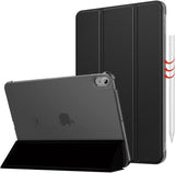 MoKo Case for iPad Air 5th Generation 2022/ iPad Air 4th Generation 2020 10.9 Inch, Trifold Stand Cover with Hard PC Back, Support Touch ID, iPad 2nd Pencil Charging, Auto Wake/Sleep,Lavender Purple