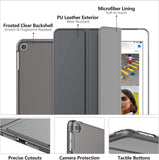 MoKo Case Fit iPad Air 3rd Generation 10.5 Inch 2019, Slim Lightweight Smart Shell Stand Cover with Translucent Frosted Back Protector Fit iPad Air 3, Auto Wake/Sleep,Space Gray