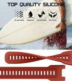 MoKo Sport Strap Compatible with Huami Amazfit T-Rex/T-Rex Pro, Soft Silicone Watch Band Adjustable Wristband Replacement Watchband with Tools, Red
