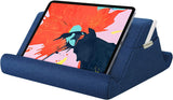 MoKo Tablet Pillow Holder, Pillow for iPad Multi-Angle Soft Tablet Stand Up to 12.9" for Xmas Gift, eReader, Fit for iPad 9, iPad Mini 6, iPad Pro 11/12.9 4/5th Gen,Galaxy Tab S6/S7, Navy Blue