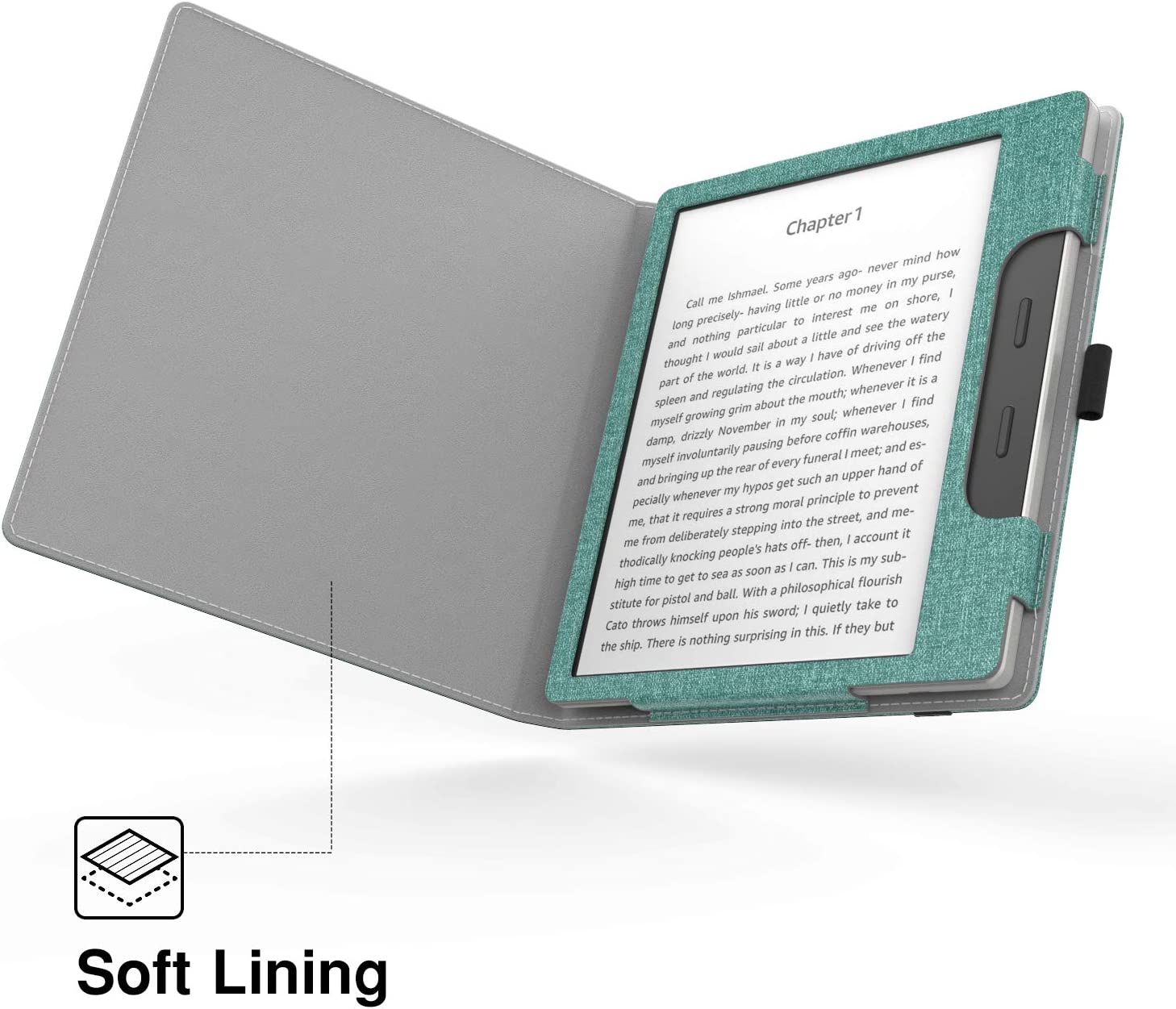 Compatibile con il nuovissimo Kindle Oasis da 7 (SOLO 9a e 10a generazione, versione 2017 e 2019), copertura ribaltabile verticale con visualizzazione multiangolo con attivazione/disattivazione aut Compatibile con il nuovissimo Kindle Oasis da 7 (SOLO 9a e 10a generazione, versione 2017 e 2019), copertura ribaltabile verticale con visualizzazione multiangolo con attivazione/disattivazione aut