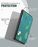 MoKo Case for 6.8" Kindle Paperwhite (11th Generation-2021) and Kindle Paperwhite Signature Edition, Lightweight Shell Cover with Auto Wake/Sleep for Kindle Paperwhite 2021, Fox & Rabbit Indigo