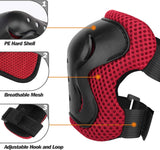 MoKo Kids Protective Gear Set, Knee Pads for Kids Elbow Guards Wrist Pads for Skateboarding Inline Roller Skating Wrist & Elbow Pads for Bicycle Scooter for Toddler Boys Girls