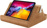 MoKo Tablet Pillow Holder, Pillow for iPad Multi-Angle Soft Tablet Stand Up to 12.9" for Xmas Gift, eReader, Fit for iPad 9, iPad Mini 6, iPad Pro 11/12.9 4/5th Gen,Galaxy Tab S6/S7, Khaki