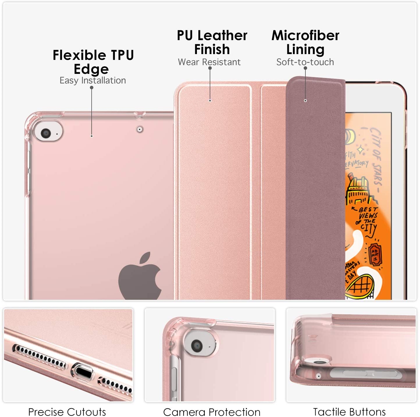 MoKo Case Fit iPad Mini 5 2019 (5th Generation 7.9-inch